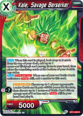 Kale, Savage Berserker [BT11-004] | Good Games Adelaide SA
