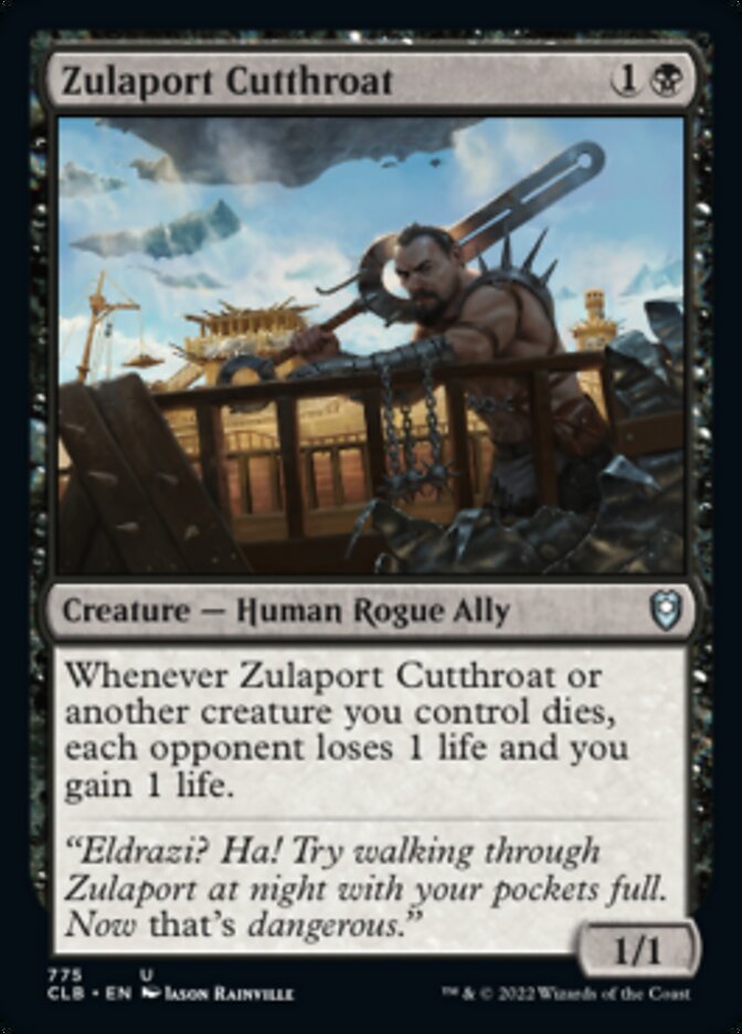 Zulaport Cutthroat [Commander Legends: Battle for Baldur's Gate] | Good Games Adelaide SA