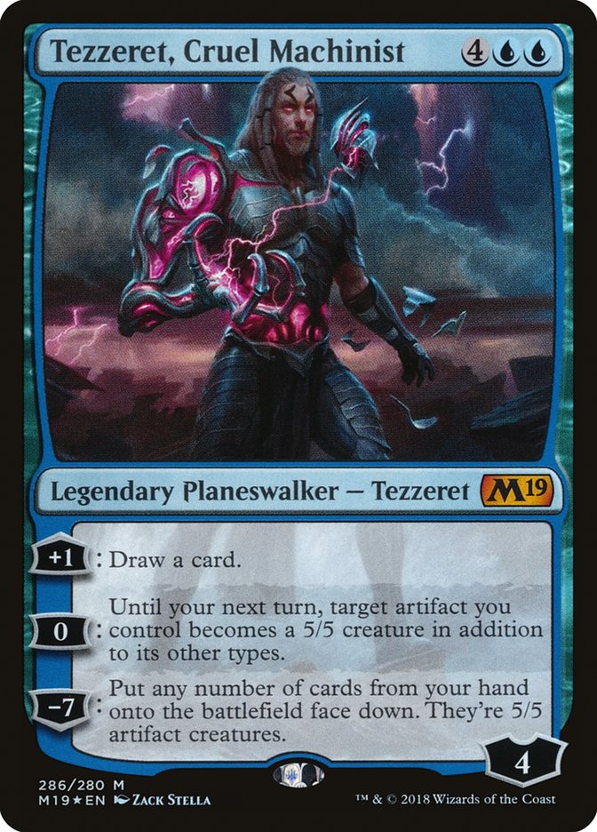 Tezzeret, Cruel Machinist 286 (Core Set 2019)  - Foil | Good Games Adelaide SA