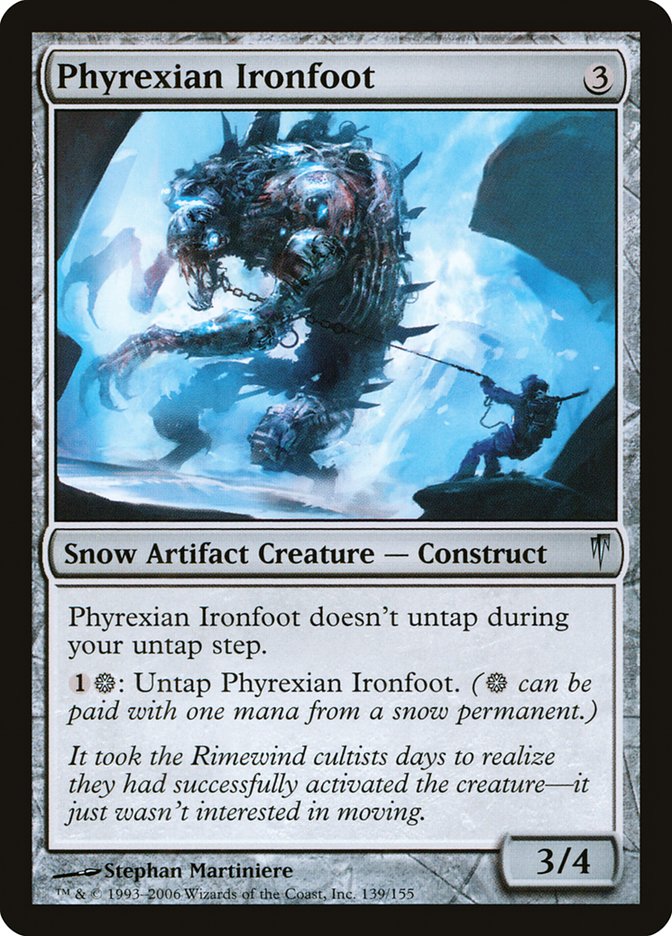 Phyrexian Ironfoot 139 (Coldsnap)  | Good Games Adelaide SA