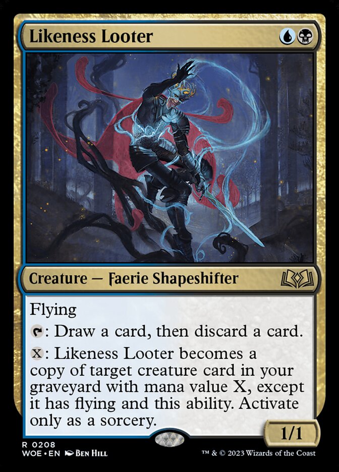 Likeness Looter 208 (Wilds of Eldraine)  - Foil | Good Games Adelaide SA