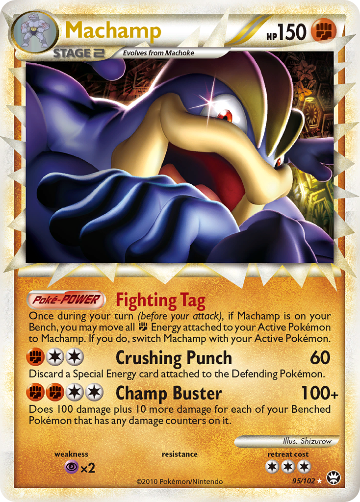 Machamp (95/102) [HeartGold & SoulSilver: Triumphant] | Good Games Adelaide SA