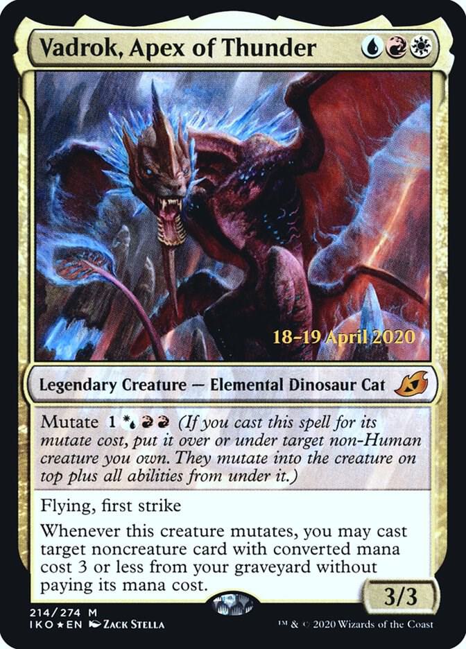 Vadrok Apex of Thunder 214 (Prerelease Cards)  - Foil | Good Games Adelaide SA