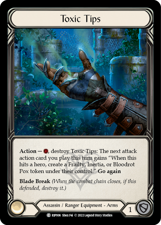 Toxic Tips [RIP006] (Outsiders Riptide Blitz Deck) | Good Games Adelaide SA