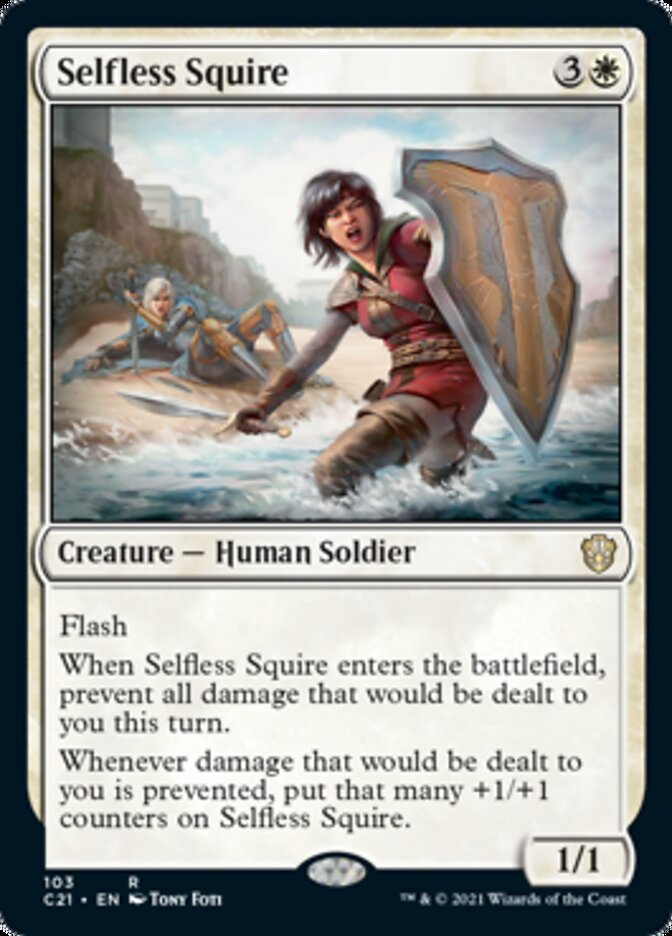 Selfless Squire [Commander 2021] | Good Games Adelaide SA