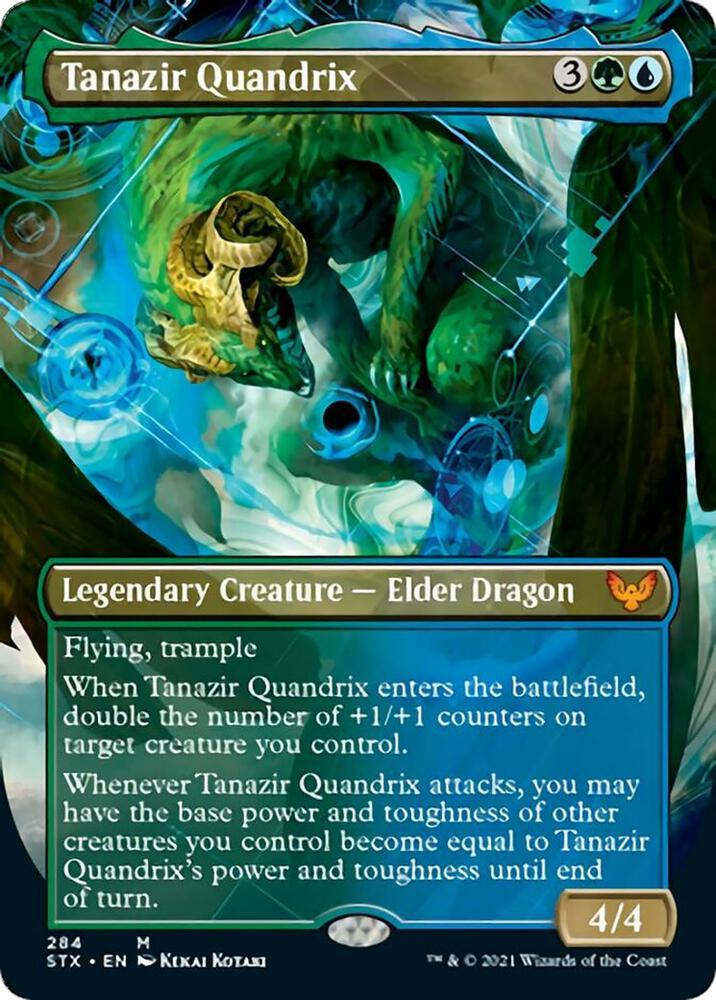 Tanazir Quandrix Borderless 284 (Strixhaven: School of Mages)  - Foil | Good Games Adelaide SA