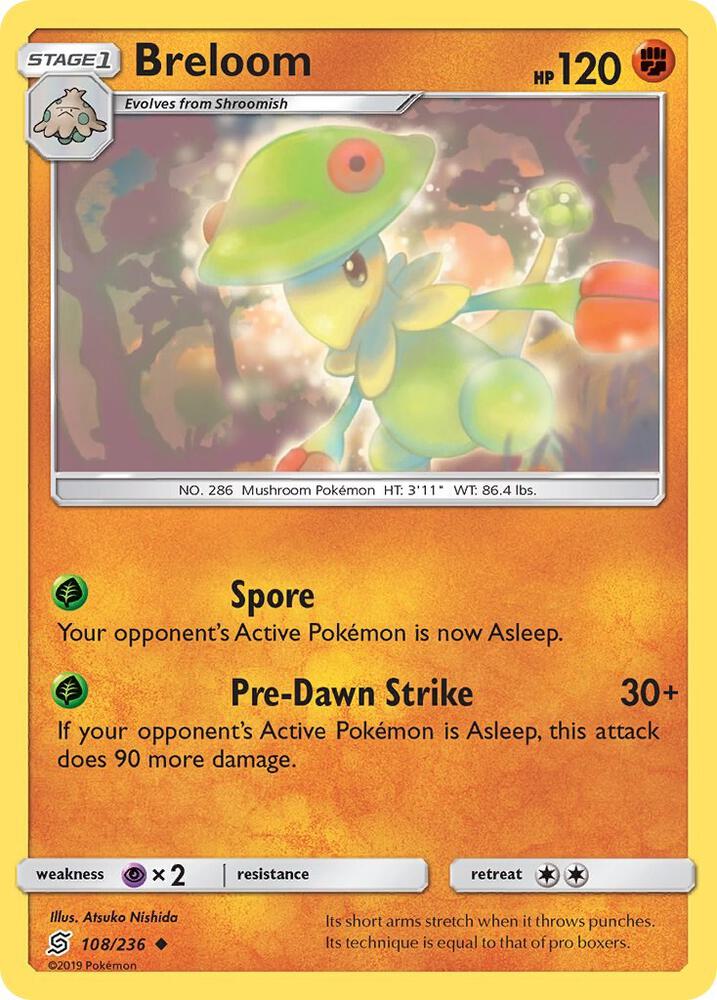 Breloom 108/236 (SM - Unified Minds)  | Good Games Adelaide SA