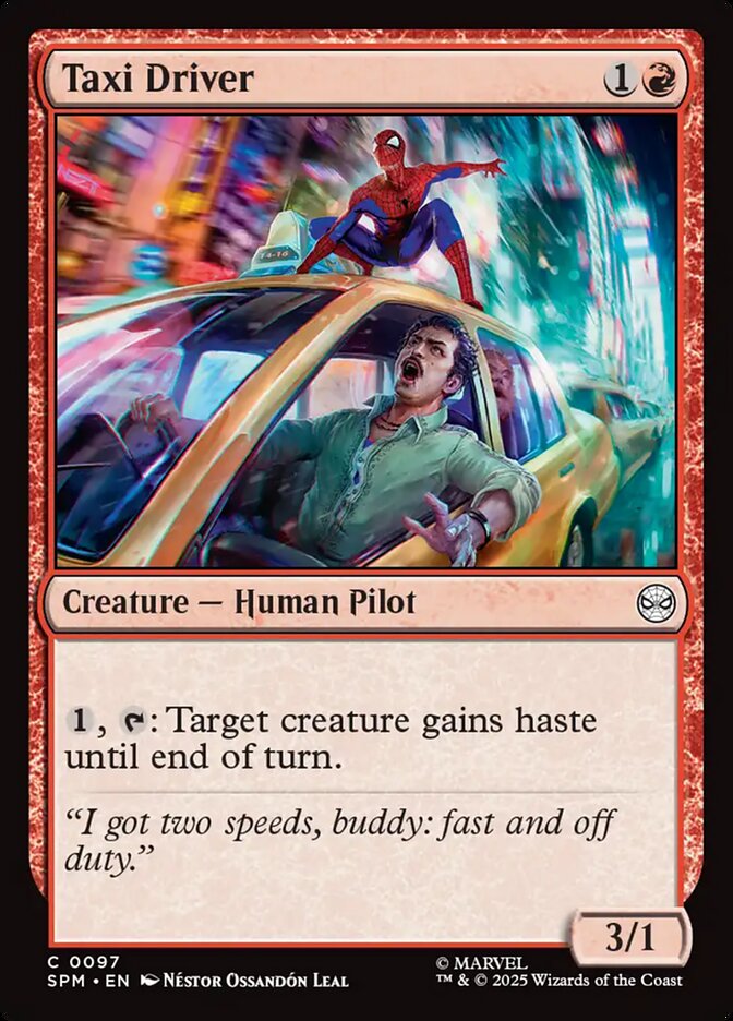 Taxi Driver 97 (Marvel's Spider-Man)  - Foil | Good Games Adelaide SA
