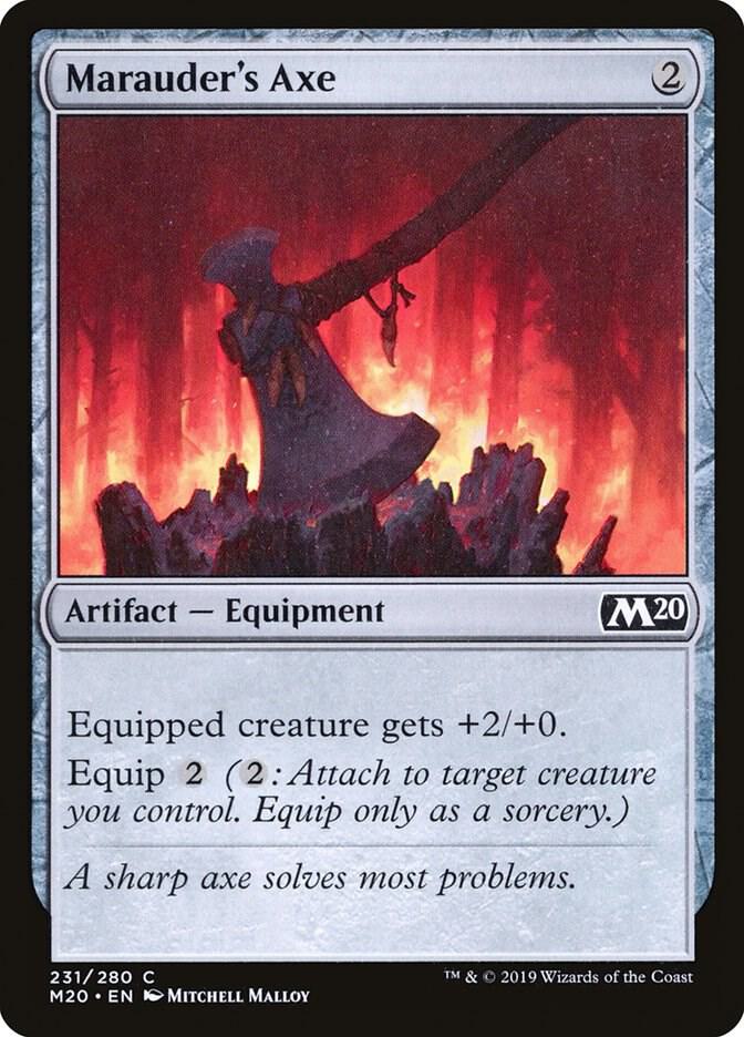 Marauder's Axe 231 (Core Set 2020)  - Foil | Good Games Adelaide SA