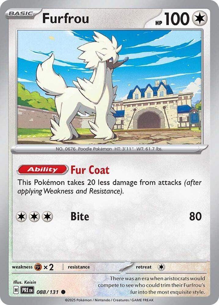 Furfrou (088/131) [Scarlet & Violet: Prismatic Evolutions] | Good Games Adelaide SA