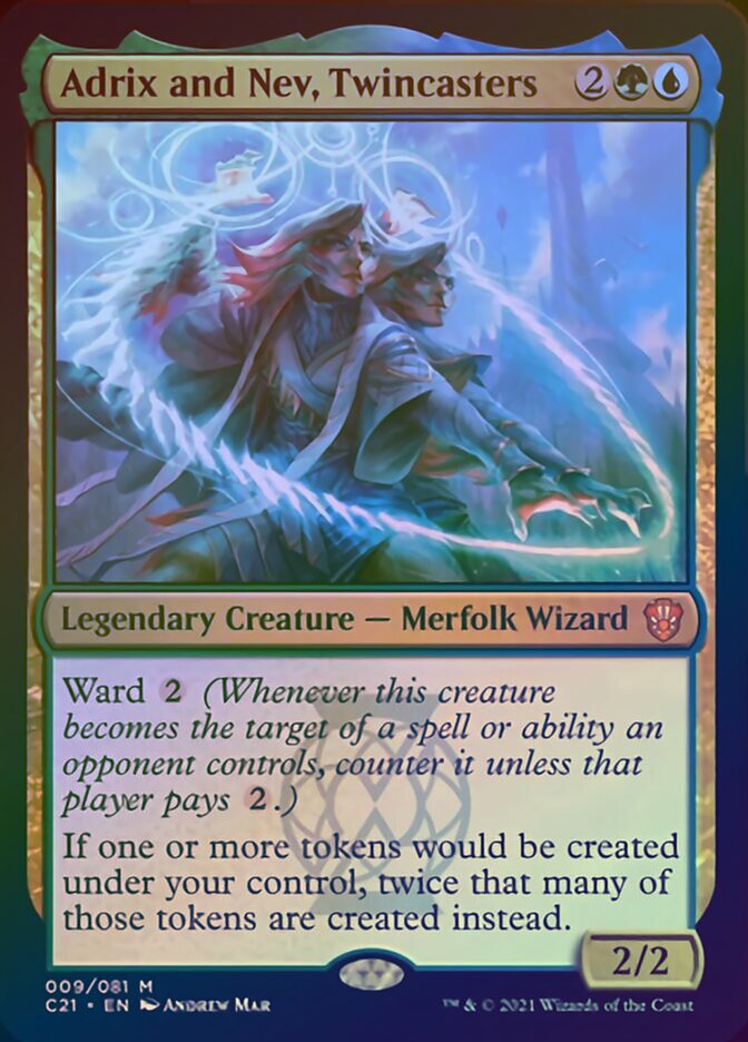 Adrix and Nev, Twincasters (Display Commander) [Commander 2021] | Good Games Adelaide SA
