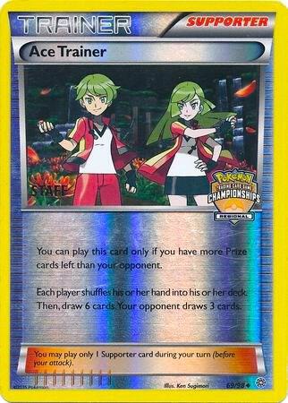 Ace Trainer 69 98 Regional Championships Staff 069/098 (League & Championship Cards)  - Reverse Holofoil | Good Games Adelaide SA