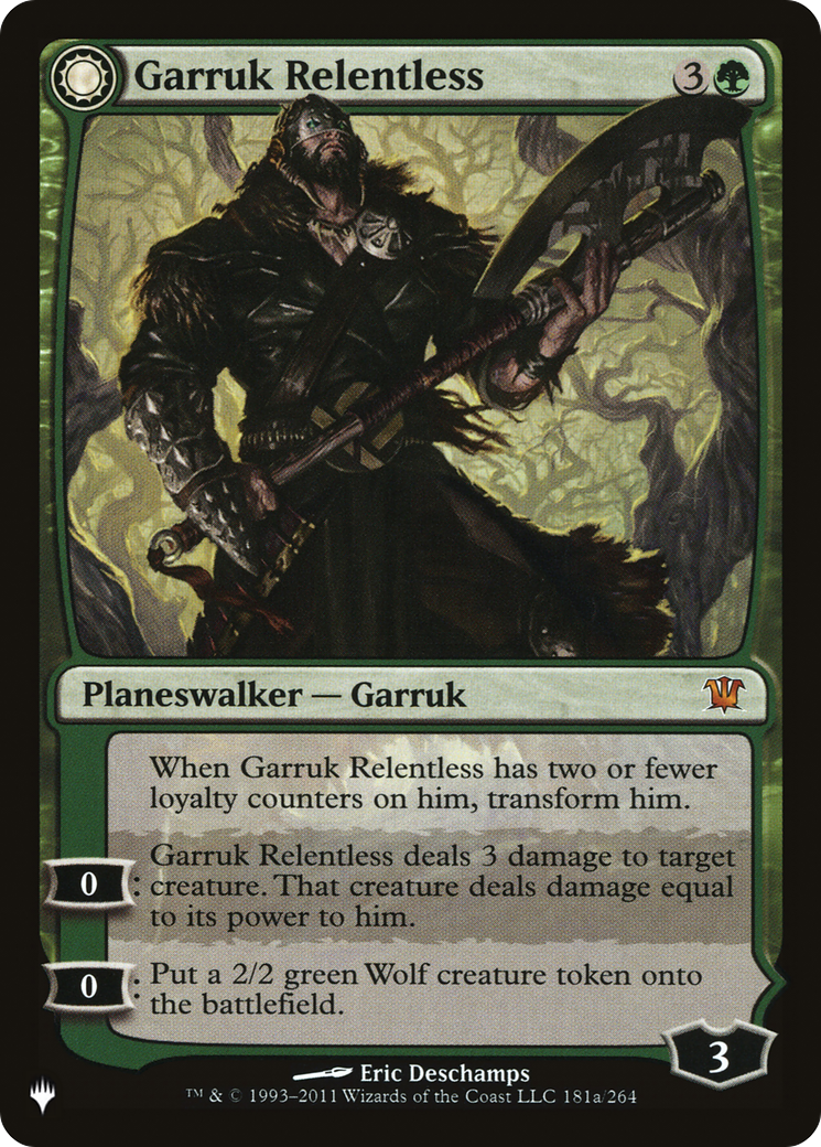 Garruk Relentless // Garruk, the Veil-Cursed [Secret Lair: From Cute to Brute] | Good Games Adelaide SA