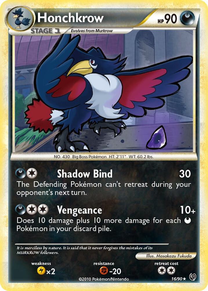 Honchkrow 16/90 (Undaunted)  - Reverse Holofoil | Good Games Adelaide SA