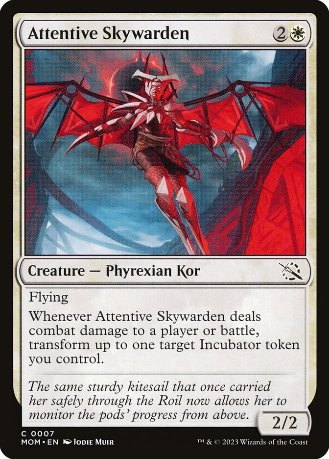 Attentive Skywarden 7 (March of the Machine)  - Foil | Good Games Adelaide SA