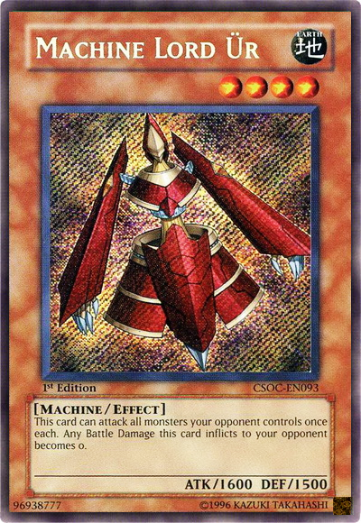 Machine Lord Ur [CSOC-EN093] Secret Rare | Good Games Adelaide SA