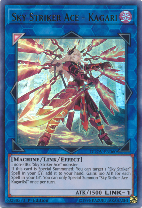 Sky Striker Ace - Kagari [DUOV-EN060] Ultra Rare | Good Games Adelaide SA