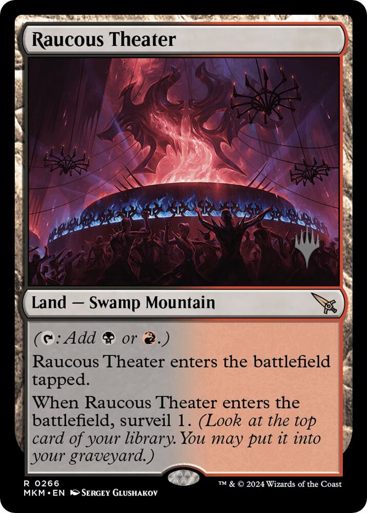 Raucous Theater 266 (Promo Pack: Murders at Karlov Manor)  - Foil | Good Games Adelaide SA