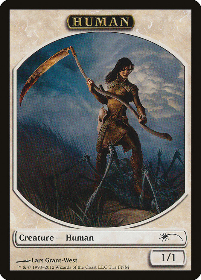Human // Wolf Token [FNM Promos] | Good Games Adelaide SA