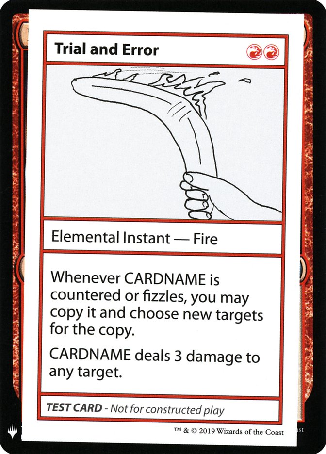 Trial and Error [Mystery Booster Playtest Cards] | Good Games Adelaide SA