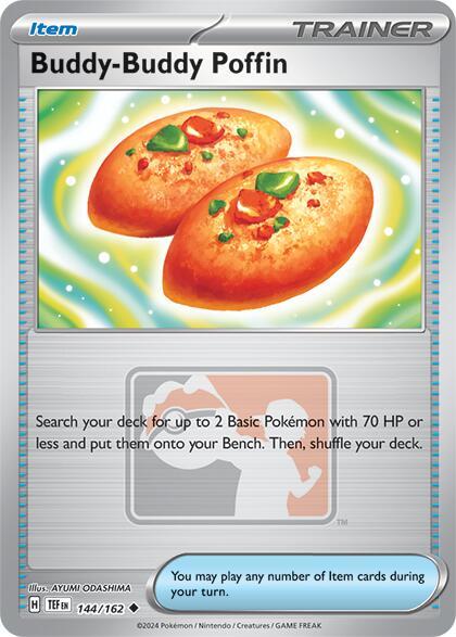 Buddy Buddy Poffin 144 162 144/162 (League & Championship Cards)  - Reverse Holofoil | Good Games Adelaide SA