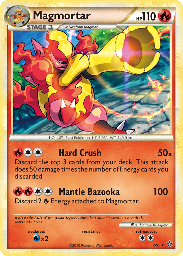 Magmortar (2/95) [HeartGold & SoulSilver: Unleashed] | Good Games Adelaide SA