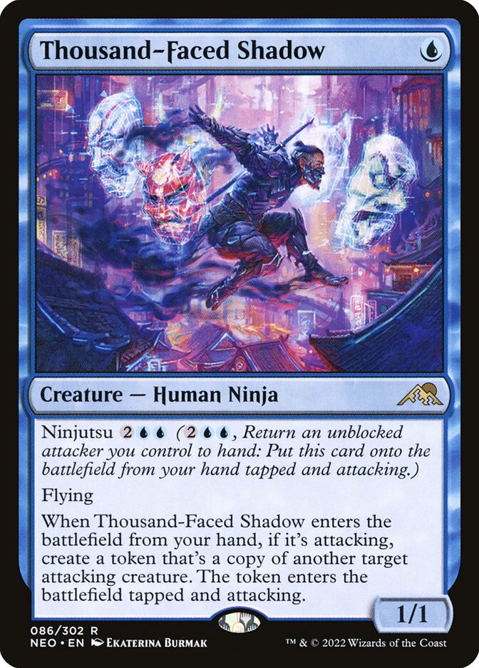 Thousand-Faced Shadow 86 (Kamigawa: Neon Dynasty)  | Good Games Adelaide SA