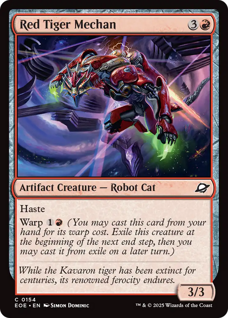 Red Tiger Mechan [Edge of Eternities] | Good Games Adelaide SA