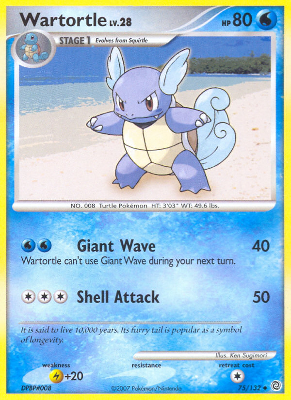 Wartortle (75/132) [Diamond & Pearl: Secret Wonders] | Good Games Adelaide SA