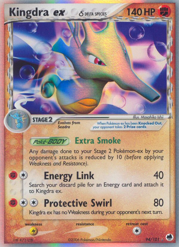 Kingdra ex (94/101) (Delta Species) [EX: Dragon Frontiers] | Good Games Adelaide SA