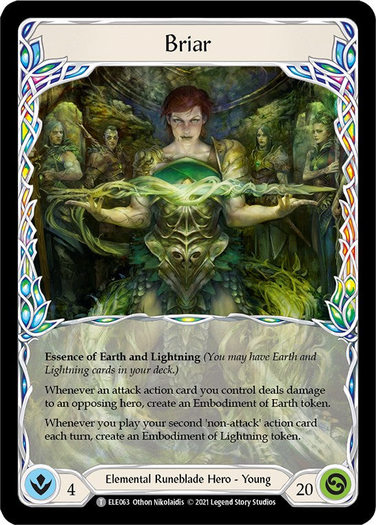 Briar, Warden of Thorns // Briar [ELE062 // ELE063] (Tales of Aria Unlimited) | Good Games Adelaide SA