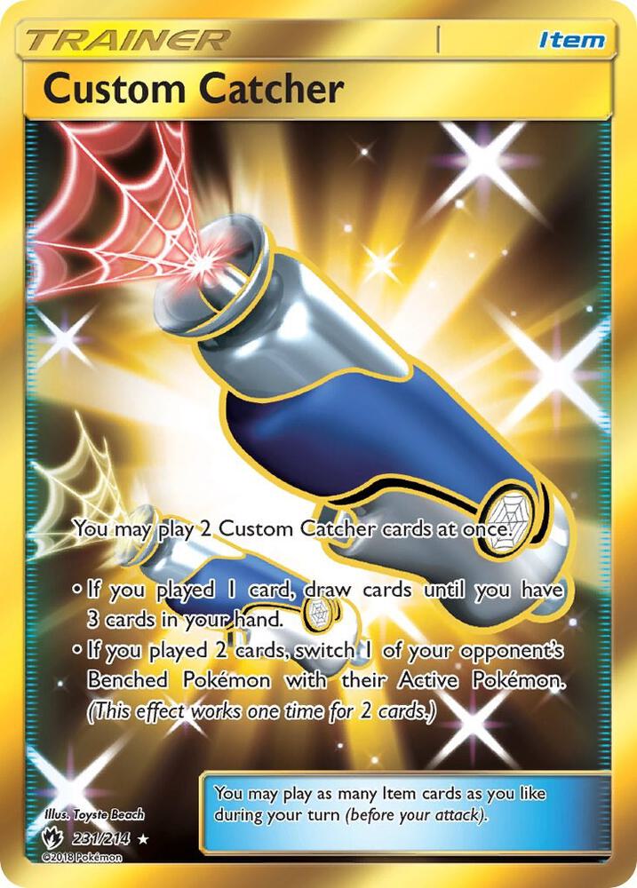 Custom Catcher Secret 231/214 (SM - Lost Thunder)  - Holofoil | Good Games Adelaide SA