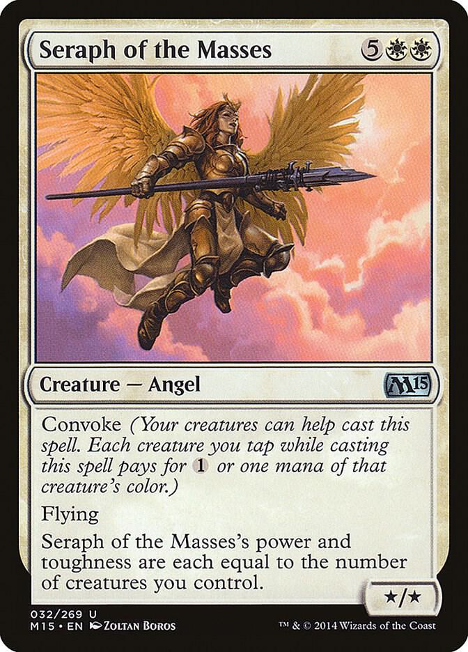 Seraph of the Masses 32 (Magic 2015 (M15))  - Foil | Good Games Adelaide SA