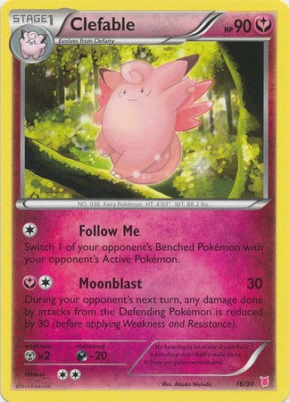 Clefable (16/30) [XY: Trainer Kit 1 - Wigglytuff] | Good Games Adelaide SA