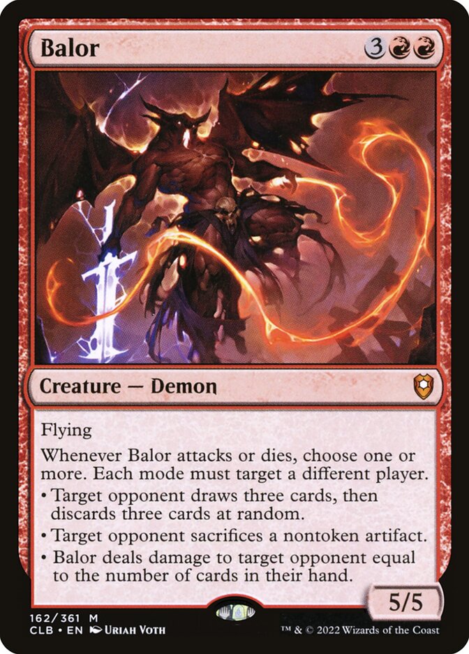 Balor 162 (Commander Legends: Battle for Baldur's Gate)  | Good Games Adelaide SA