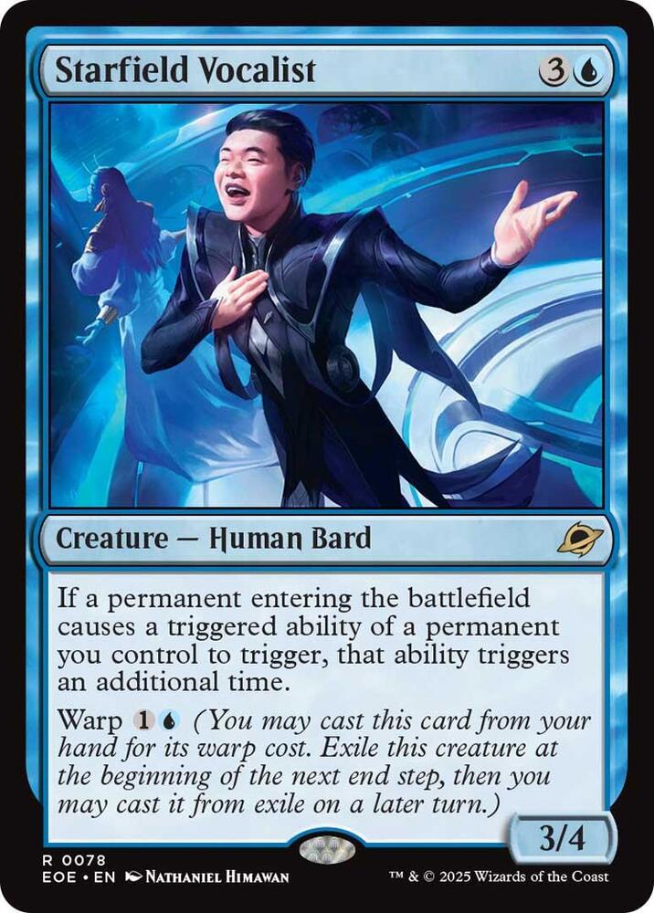 Starfield Vocalist 78 (Edge of Eternities)  - Foil | Good Games Adelaide SA