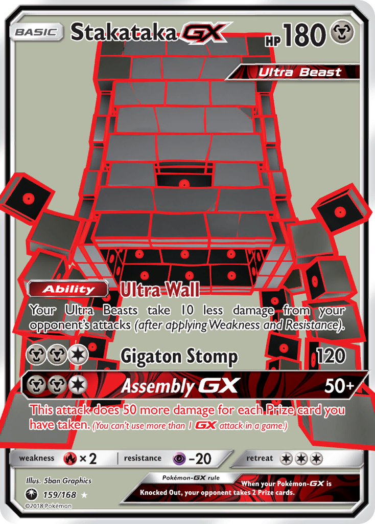 Stakataka GX (159/168) [Sun & Moon: Celestial Storm] | Good Games Adelaide SA
