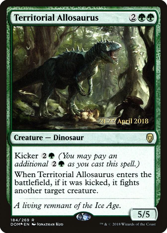 Territorial Allosaurus 184 (Prerelease Cards)  - Foil | Good Games Adelaide SA