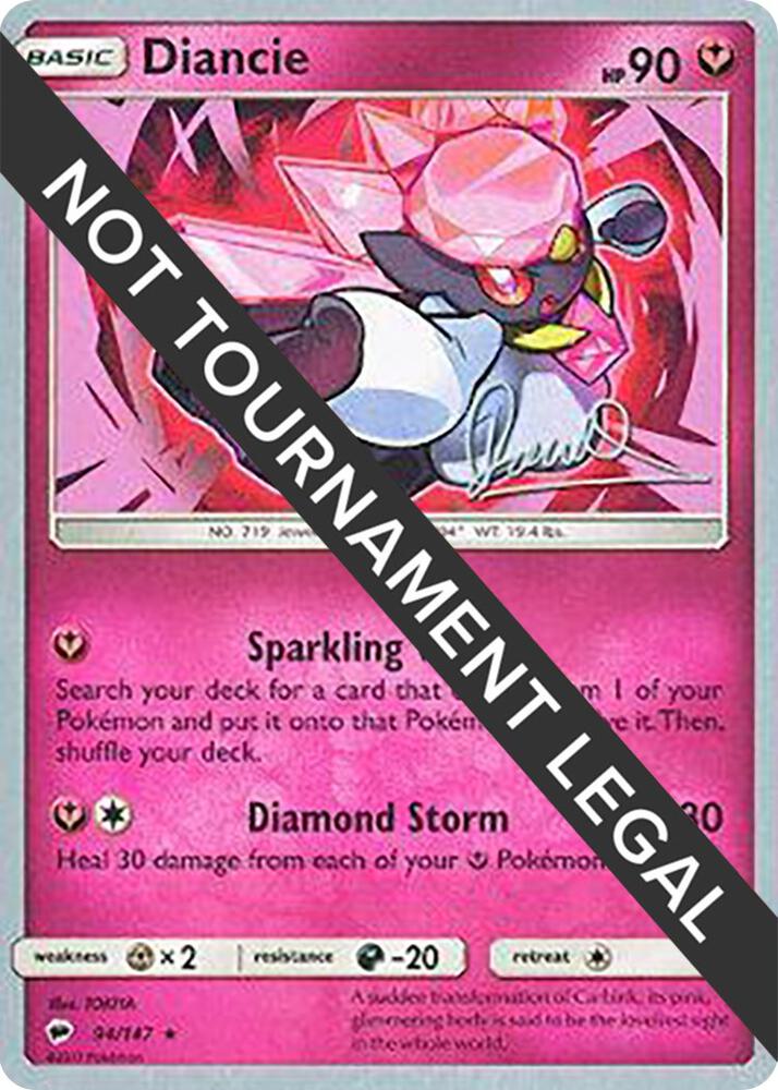 Diancie 2017 Diego Cassiraga 94/147 (World Championship Decks)  | Good Games Adelaide SA
