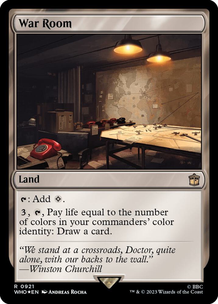 War Room 921 (Universes Beyond: Doctor Who)  - Foil | Good Games Adelaide SA