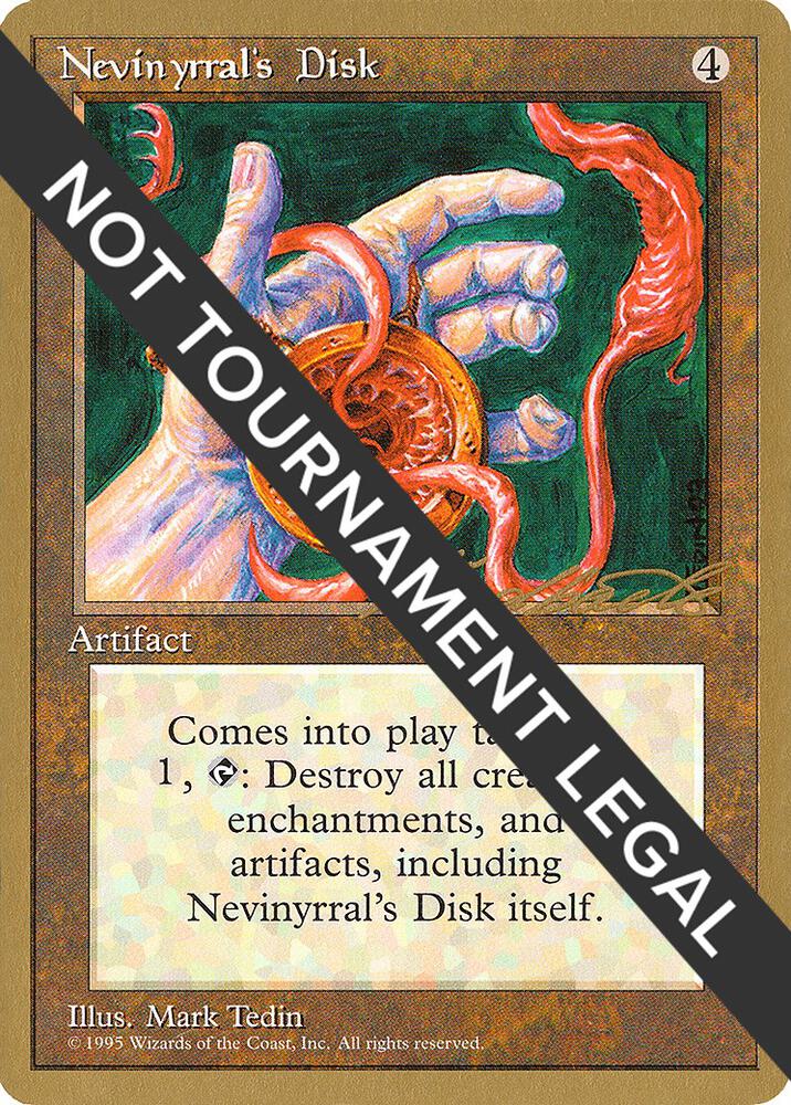 Nevinyrrals Disk 1996 Leon Lindback 4ED ll338/308 (World Championship Decks)  | Good Games Adelaide SA