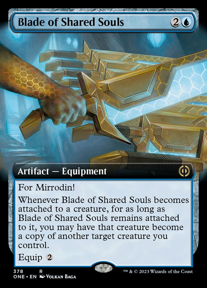 Blade of Shared Souls (Extended Art) [Phyrexia: All Will Be One] | Good Games Adelaide SA