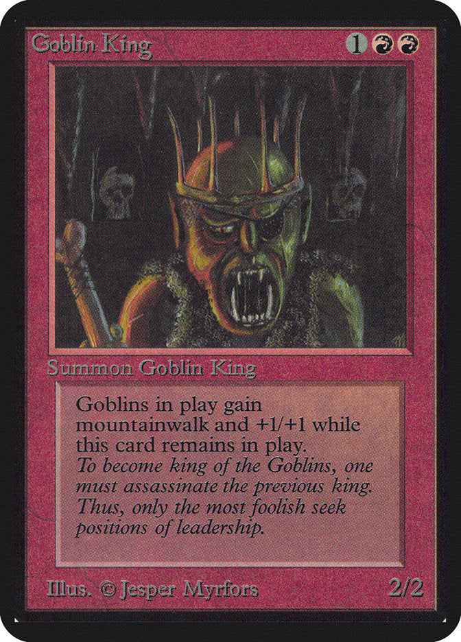 Goblin King [Limited Edition Alpha] | Good Games Adelaide SA