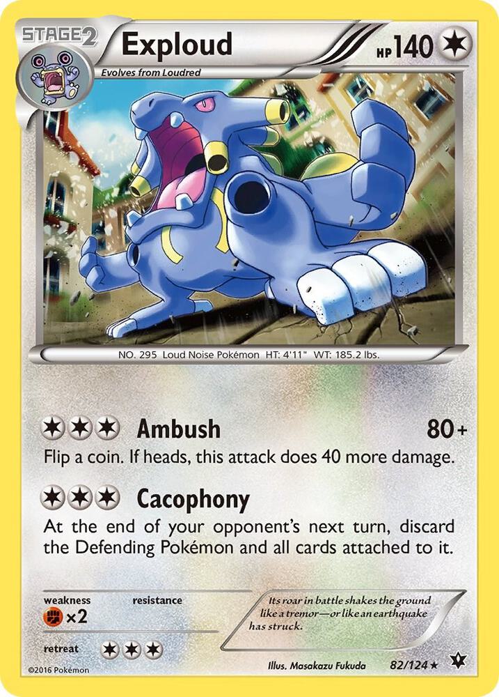 Exploud 82/124 (XY - Fates Collide)  | Good Games Adelaide SA