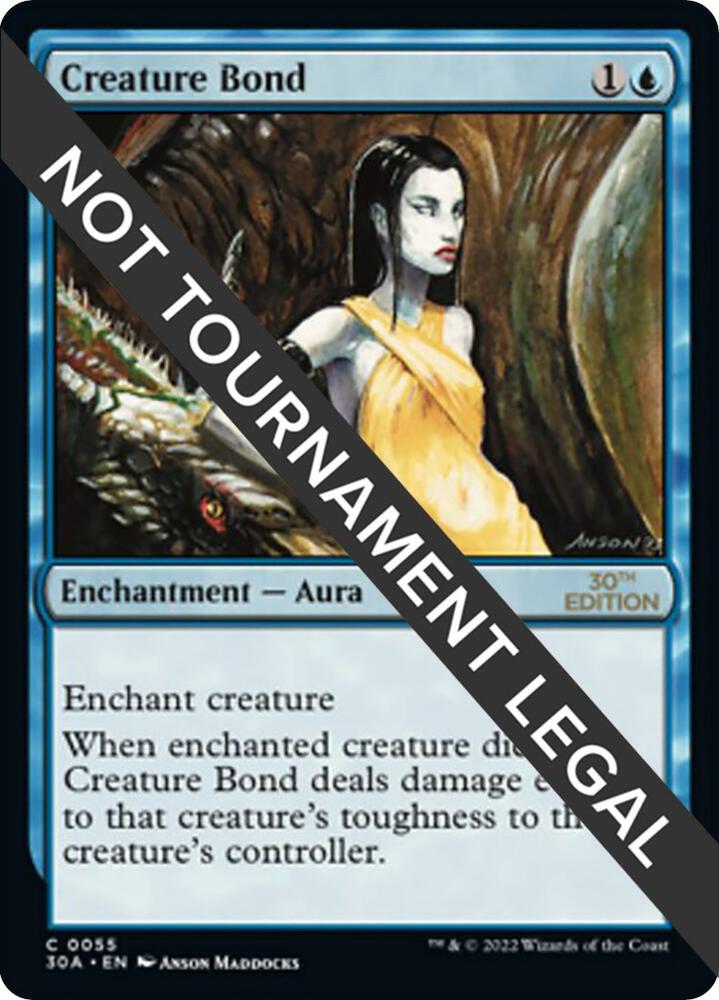 Creature Bond 55/594 (30th Anniversary Edition)  | Good Games Adelaide SA