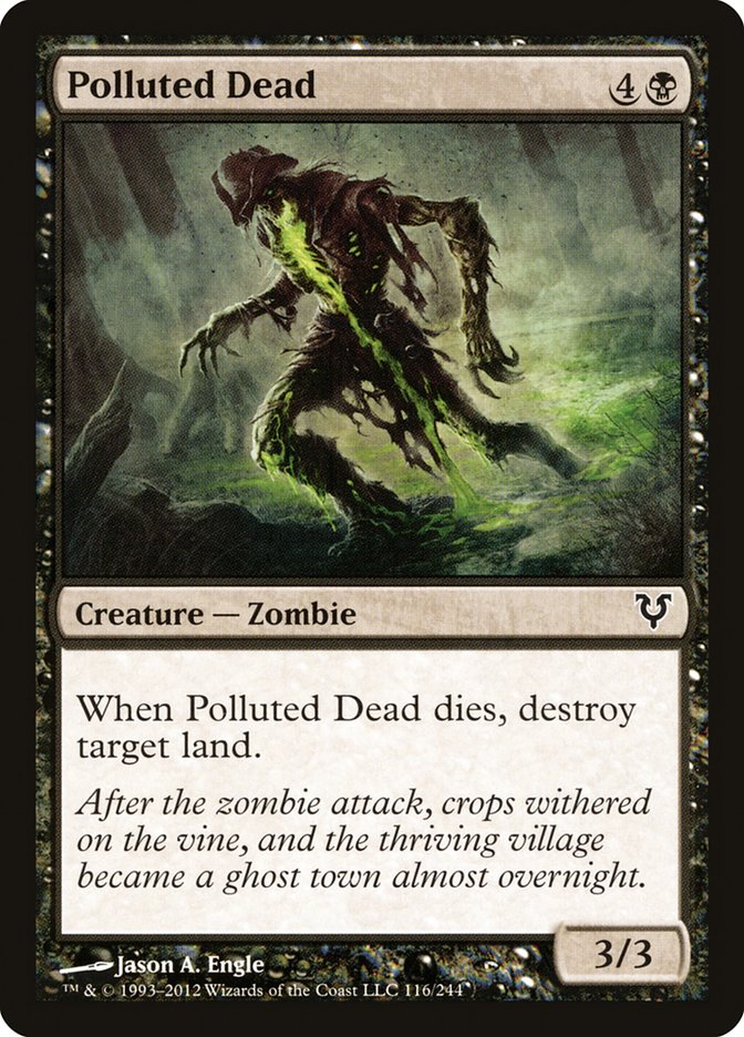 Polluted Dead [Avacyn Restored] | Good Games Adelaide SA