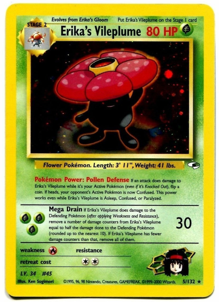 Erika's Vileplume (5/132) [Gym Heroes Unlimited] | Good Games Adelaide SA