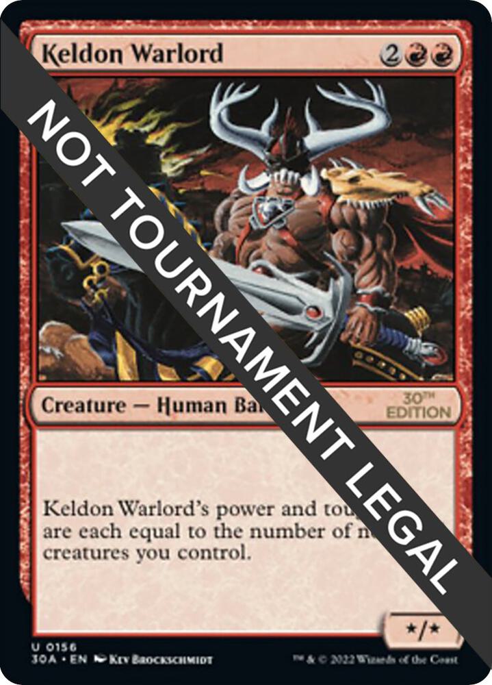 Keldon Warlord 156 (30th Anniversary Edition)  | Good Games Adelaide SA