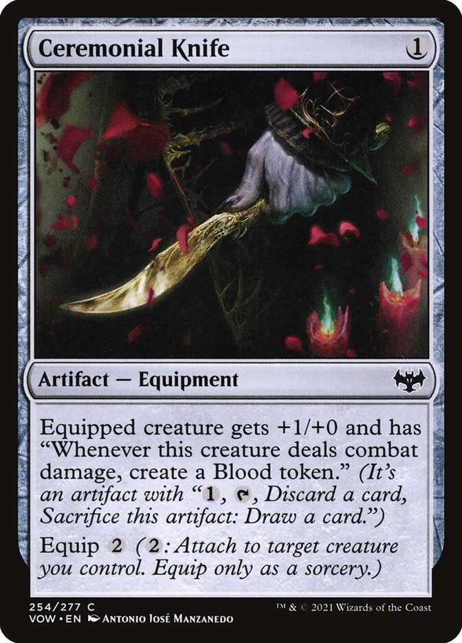 Ceremonial Knife 254 (Innistrad: Crimson Vow)  | Good Games Adelaide SA