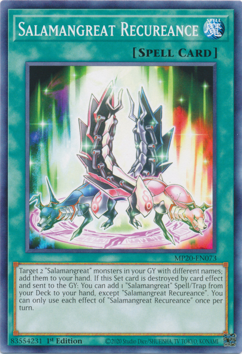 Salamangreat Recureance [MP20-EN073] Common | Good Games Adelaide SA